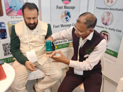 2nd International AYUSH Conference and Exhibition (Dubai) - Award to Ayurvedic Kansa Kansya Massager Manufacturer - kansamassage.com - (6)